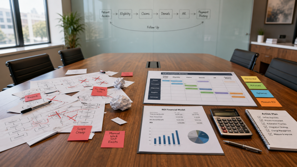 RCM automation workflow